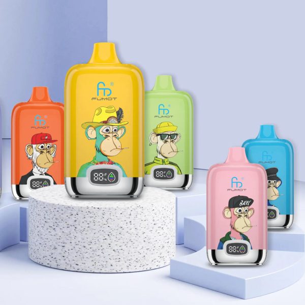 0mg Salt Free Fumot Digital Box 12000 Disposable Vape - (1 Vape)