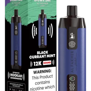 Al Fakher Crown Bar 12K Sound - Blackcurrant Mint Disposable Vape