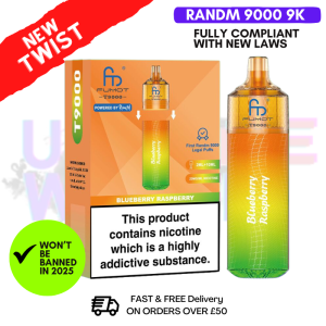 20MG Blueberry Raspberry RandM T9000 9K Kit