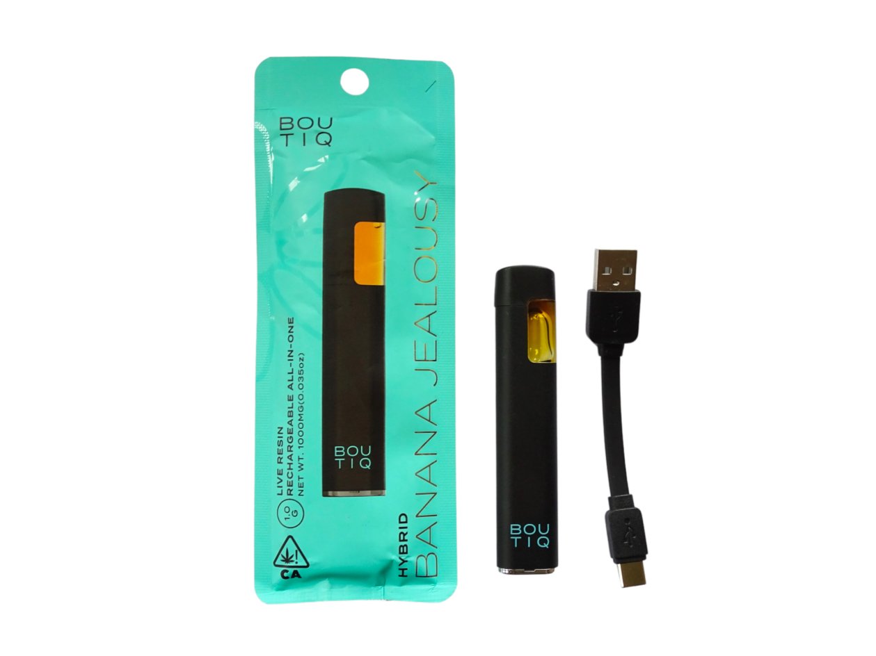 Boutiq Live Resin Banana Jealousy 1G Disposable