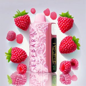 ELF BAR NICOTINE KING 40000 - RED RASPBERRY STRAWBERRY 5% - RECHARGEABLE