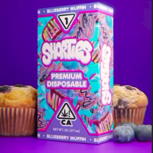 Blueberry Muffin Shorties Disposable