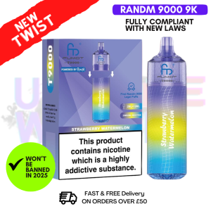 Strawberry Watermelon RandM T9000 9K Replacable Pod Kit