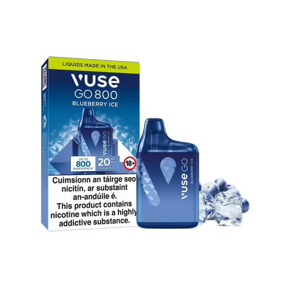 Vuse GO 800 Blueberry Ice Disposable Vape