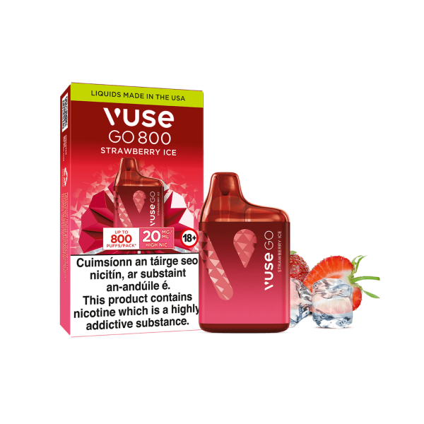 Vuse GO 800 Strawberry Ice Disposable Vape