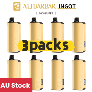 Alibarbar Ingot 9000 puffs-3 pack Multiple flavors(Ship from Sydney) - Vapes Australia | Disposable Vapes shop
